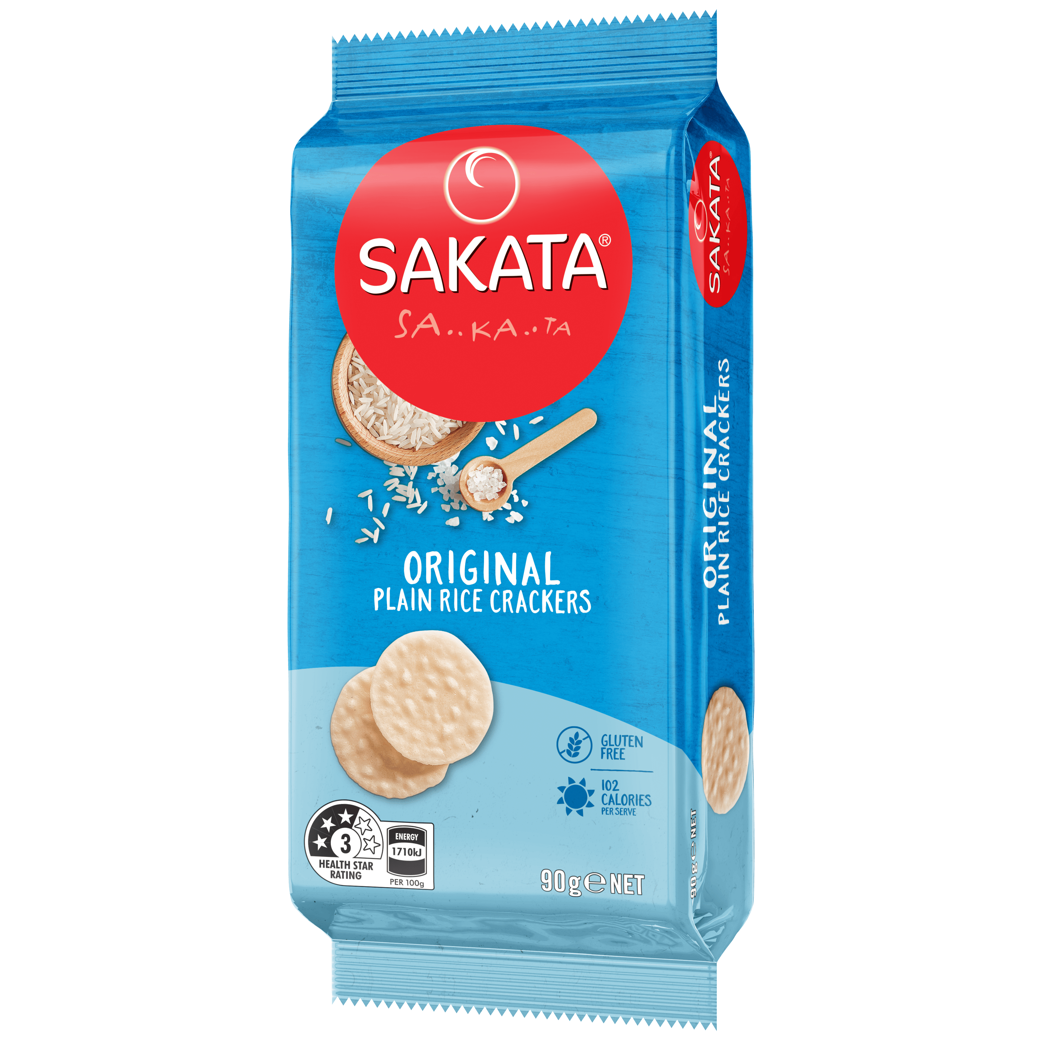 9310015257308_M6040_SAKATA Original Plain Rice_Crackers_90g
